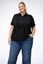 Immagine di CURVY GIRL BLACK HIGH QUALITY COTTON POLO SHIRT